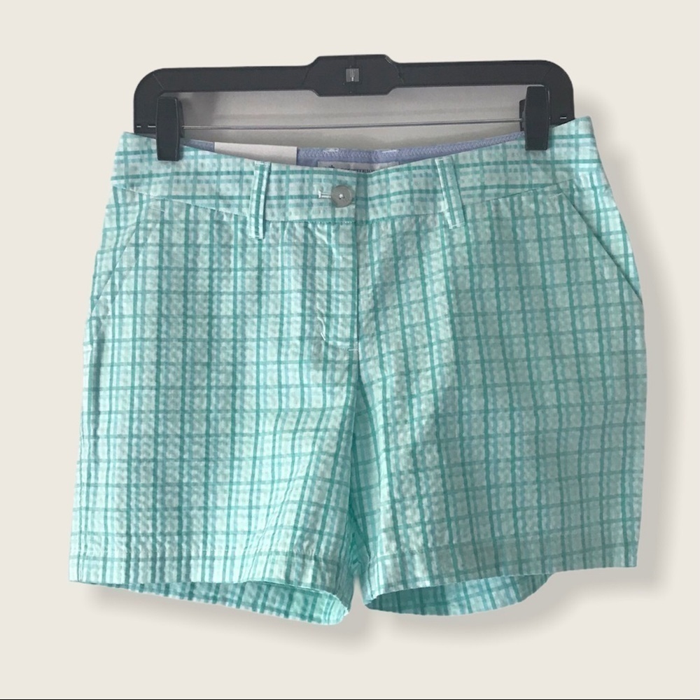 NWT Southern Tide Gingham Seersucker Leah Shorts. - Picture 3 of 9